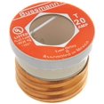 thumbnail image 1 of Fusible Bussmann T-20 20A tipo T de doble elemento con retardo temporal, 125 V, 1 of 1
