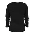 thumbnail image 4 of HCURIBAD Soft Sweaters for Women Fuzzy Sweater for Women Cowl Neck Long Sleeve Sweaters Women's Fashionable Loose Fuzzy Jumper Sweater Pullovers, Mohair Sweater for Women Black 5XL, 4 of 6