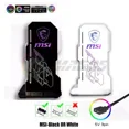 thumbnail image 1 of Fantasy Support GPU ARGB AURA Synchronisation Carte Vidéo Support Installation Verticale pour ASUS MSI AORUS Faith Noir/blanc PC MOD MSI Noir, 1 of 6