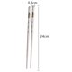 thumbnail image 2 of 6 pares de palillos de fibra de vidrio, palillos reutilizables de aleación, palillos antideslizantes, palillos roscados, 2 of 5
