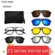 thumbnail image 1 of Gafas de sol polarizadas 5 en un clip gafas de montar gafas de sol coloridas marco de miopía para hombres y mujeres, 1 of 5