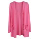 thumbnail image 1 of Minnieouse Abrigo de moda chal de punto chaqueta de verano DIY Prop dulce regalo ropa de mujer de larga duración ropa al aire libre cárdigan Abrigos y chamarras Rosa Rosa, 1 of 6