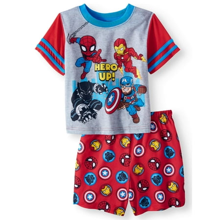 The Avengers Short sleeve shirt & shorts, 2pc pajama set (toddler boys)