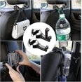 thumbnail image 4 of 2 Pack Car Seat Hooks with Cell Phone Holder Headrest Universal Car Headrest Hook Coat Hook Car Hang, 4 of 4