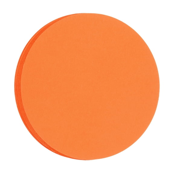 30 PCS Orange Circle Cutouts Paper 8 Inch Round Cutouts for DIY Crafts Classroom Bulletin Board Decoration