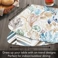 thumbnail image 6 of CounterArt "Tidepool" 4-Pack Reversible Wedge Tabletop Placemats, 6 of 7