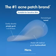Hero Cosmetics Mighty Patch Invisible, Daytime Hydrocolloid Acne Pimple Patch, 24 Count