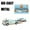 Light blue Size C N9, variant on ZZkhGO Alloy Car Model, Small Trailer Container Truck Edition with Pull Back Function, Power Childrens Toy Car Model Ornament for Collectors Gift, Light Blue