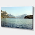 thumbnail image 2 of Annecy Lake France Panorama - Landscape Canvas Art Print, 2 of 3