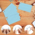 thumbnail image 5 of Klon Colored Cards Horizontal Cue Cards Flashcards School Learning Work Job Speech Etc. Content Note Cards, 5 of 5