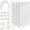 3"(width) X 16.1FT(length), variant on 3" W 7.5 Ft Mini Split Line Set Cover Kit Air Conditioner Decorative PVC Line Cover Kit for Central Air Conditioner Mini Split AC Cover for Outside Heat Pumps Tubing Cover