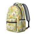 thumbnail image 2 of Pioneer Flower Floral Print Pattern Backpack for School, Cute School Bag with Adjustable Shoulder Straps and Padded Back, 15.3"x11"x7.1", 2 of 5