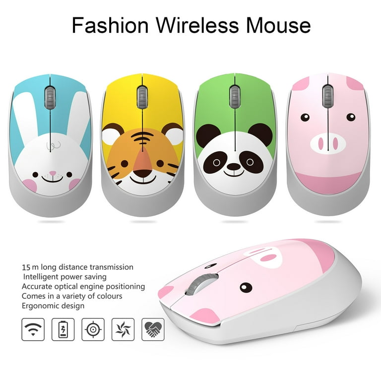 NEWLIS Wireless Mouse Ergonomic Cute Cartoon Animal Shape Rechargeable  Optical Mice Computer Accessories Plug And Play Bluetooth-compatible Mouse  Laptop Tablet Mouse Office Supplies - Walmart.com