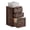 Dark Brown, variant on File Cabinet, 15.7"D x 17.7"W Filing Cabinet with 3 Drawers, Printer Stand for Home Office, Dark Brown