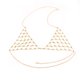 thumbnail image 2 of de metal cadena lencería malla halter bikini top flecos Vereinskleidung collar Yinane cadena sujetador cuerpo, 2 of 6