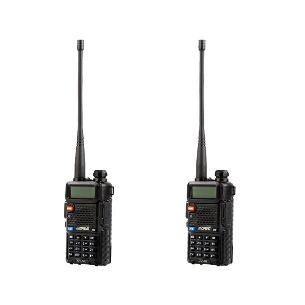 2 Pack Portable Radio Scanner Handheld Police Transceiver VHF FM EMS