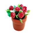 thumbnail image 1 of HILABEE 1:6 1:12 Échelle Maison de Poupée en Pot Fleurs Fée Jardin Décor Classique Enfant Jouet Résine Fleurs Rouges, 1 of 9