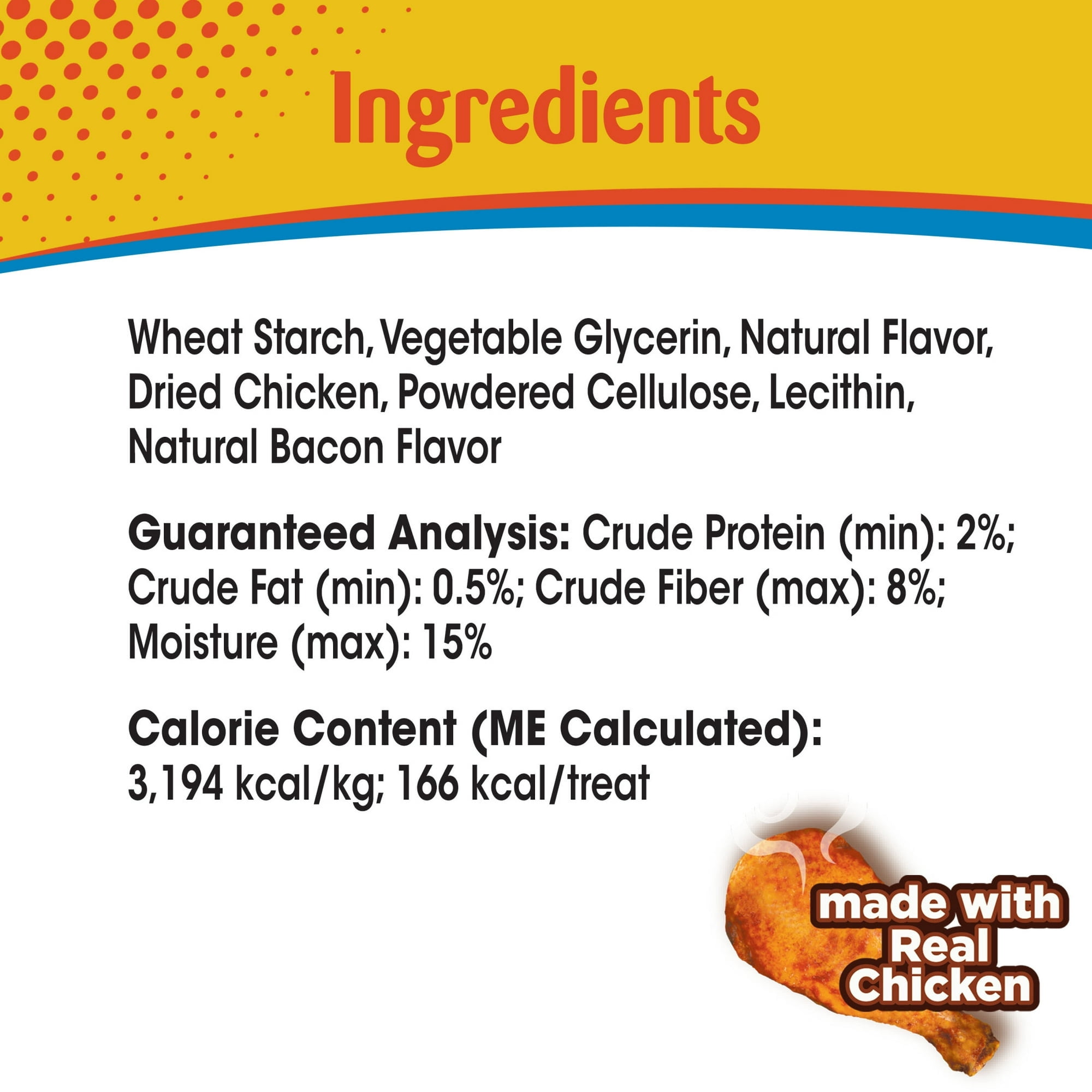 Nylabone Nubz Chicken Dog Chew Treats Large - 30+ lbs. (20 Count) (Pack of 2)