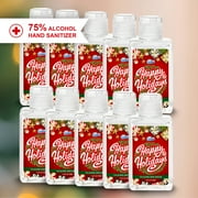 Holiday Stocking Stuffer Alcohol HAND SANITIZER Cleace Advanced 75% Gel, Holiday 10 Pack Bundle, 3.38 oz each