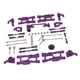 thumbnail image 5 of de piezas de actualización 1:14 144001 Brazos oscilantes Buje de dirección - Púrpura Hugo Piezas de actualización de vehículos de coche RC, 5 of 10