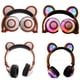 thumbnail image 1 of children bear Headphone Gaming Headsets Con Flash LED Para , Teléfono Android Hugo Auriculares de los niños del oído del oso, 1 of 10