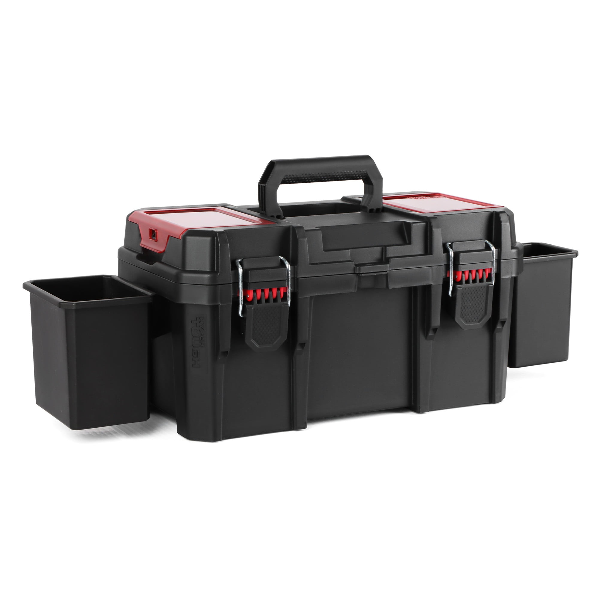 Hyper Tough 16-Inch Toolbox – Heavy-Duty Resin Storage with Padlock Security