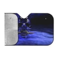 thumbnail image 2 of Kdxio Steel Skull Print Windshield Sun Shade, Foldable Sun Blocker for Car,Truck,SUV Automotive Interior Sun Protection,Reflective Shade for Front Windshield(Medium), 2 of 7