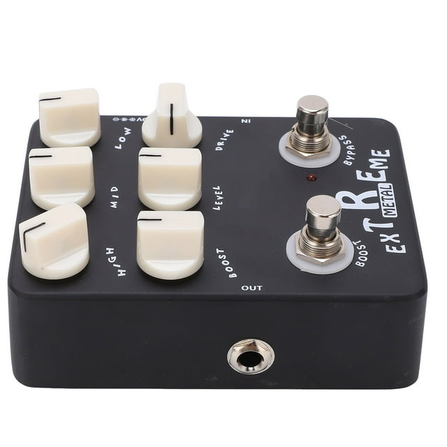 Efectos De Bloque único De Derivación, Pedal De Efecto De Distorsión De Metal 25mA 9V JF-17 Para Guitarra Eléctrica ANGGREK Otros