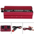 Power Inverter,2000W DC 12V to AC 110V Power Inverter Converter W/ Dual