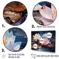thumbnail image 3 of Designart "Enchantment In Lotus Waters I" Lotus Floater Framed Canvas Prints, 3 of 5