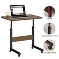 thumbnail image 2 of HadinEEon Adjustable Laptop Desk on Wheels, Bronze, 2 of 7