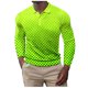 thumbnail image 1 of Camiseta de manga larga con cuello vuelto para hombre a la moda, blusa con estampado de otoño, camiseta informal Pompotops  oipoqjl50290, 1 of 5