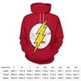 thumbnail image 2 of The Flash Mens Womens Novelty Hoodie 3D Print Pullover Hooded Long Sleeve Sweatshirts Tops Blouse with Pocket, 2 of 8