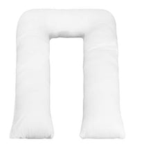 Digital Decor Premium Cotton Full Body U Shaped Pregnancy Pillow 35" x 65"