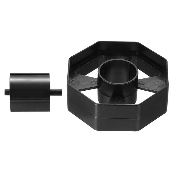 Uxcell Tape Dispenser Core, Replacement Wheel and Core for 20031 Tape Dispenser Plastic Insert Parts for Home Office Warehouse Wrapping Packaging Mailing Shipping, Black
