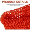thumbnail image 2 of African Net Bath Sponge African Body Exfoliating Net Long Net Bathing Sponge Exfoliating Shower Body Scrubber Back Scrubber Skin Smoother for Daily Use or Stocking Stuffer (Orange), 2 of 7