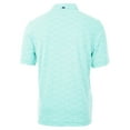 thumbnail image 3 of Men's Cutter & Buck Mint Cleveland Browns Virtue Eco Pique Botanical Print Recycled Polo, 3 of 3