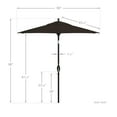 thumbnail image 5 of California Umbrella 7.5' Patio Umbrella in Mocha, 5 of 5