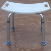 White Bath Tub Safety Shower Stool Chair Seat Bench Non Slip Light Weight