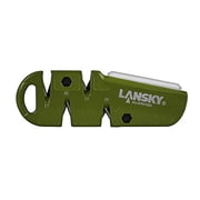 Lansky D-Sharp Diamond Portable Multi-Angle Knife Sharpener, 4-Angle 400 Grit Diamond & 800 Grit Ceramic Sharpener - D-SHARP