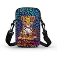 thumbnail image 2 of HELLHERO Rainbow Leopard Cub Shoulder Bag, Leakproof, Outdoor Travel Polyester 4.33x1.97x7.09, 2 of 7