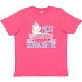 thumbnail image 3 of Inktastic Most Magical Goddaughter- Cute Unicorn Youth T-Shirt, 3 of 5