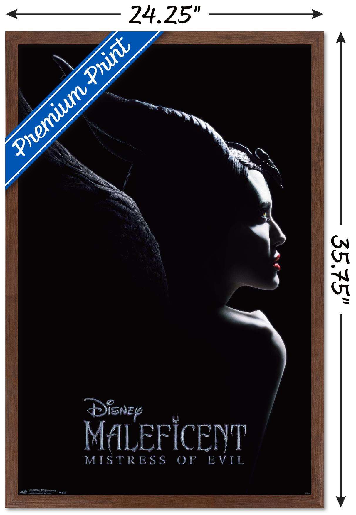 Disney Maleficent: Mistress of EVil - One Sheet Wall Poster, 22.375" x 34", Framed