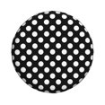 thumbnail image 3 of Spare Tire Cover, black white polka dots Wheel Cover Tire Covers for Trailers Car Truck Camper Universal Tire Covering Fits Diameter 14 inch, 3 of 7
