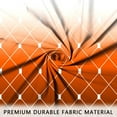 Orange Ombre Shower Curtain, Modern Geometric Pattern Modern Luxury