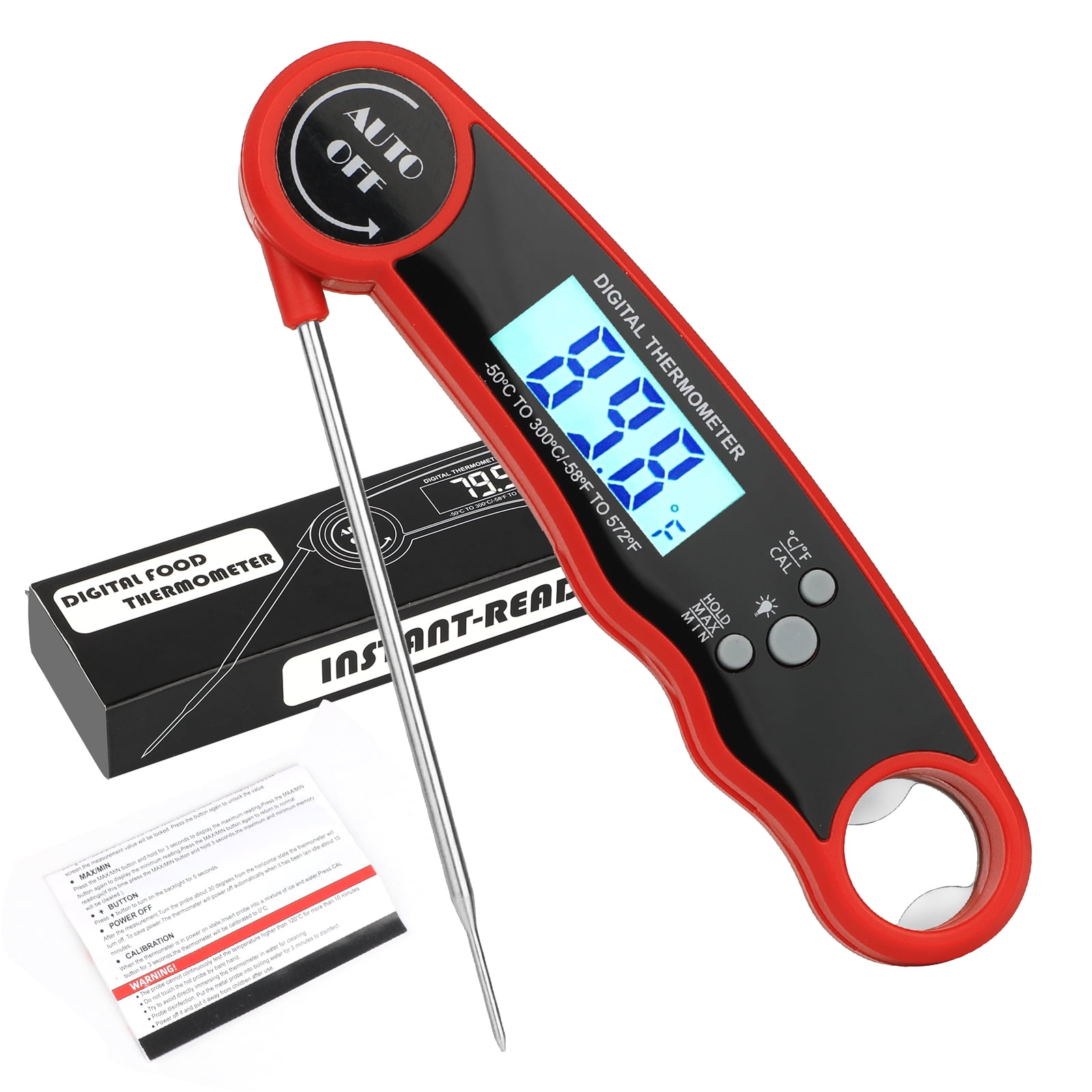 MASBRILL Digital Meat Thermometer for Grill and Cooking Ultra Fast