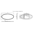 thumbnail image 7 of Modern Mirrors Aurora Oval Lighted Bathroom Vanity Mirror with Dimmable Daylight LED Lighting, 7 of 7