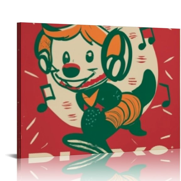 Nawypu Retro Vintage Record Player Posters Funny 90s Music Album Covers Canvas Wall Art Trendy If It'S Good Play It Twice Prints Painting Cute Cartoon Wall Decor For Bedroom