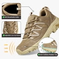 thumbnail image 3 of Gexuosn Hiking Shoes for Women Outdoor Lightweight Trekking Camping Hiking Boots Running Shoes,Khaki, 3 of 8