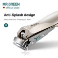 thumbnail image 3 of Cortauñas MR.GREEN, diseño antisalpicaduras de acero inoxidable, 3 of 8